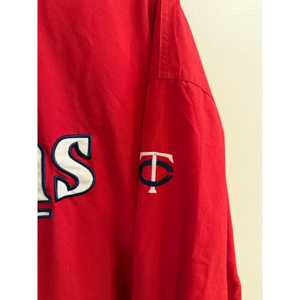 Nike Center Swoosh Vintage Minnesota Twins Pullover Windbreaker Jacket Men's L